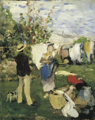 Szinyei-Merse Pál: Ruhaszárítás, 1869.